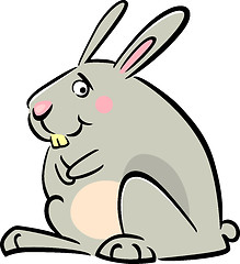 Image showing cartoon doodle of bunny