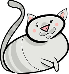 Image showing cartoon doodle of cat