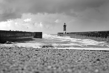 Image showing Lighthouse, Foz do Douro, Portugal