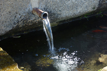 Image showing water fountain, water fountain of life, nature