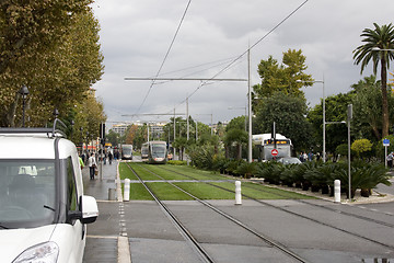 Image showing Streetcar Tracks