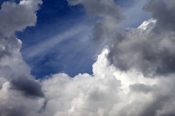 Image showing Blue sky and clouds