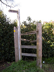 Image showing Public Footpath