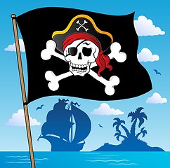 Image showing Pirate banner theme 2