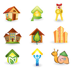 Image showing Real Estate -  Icon Set