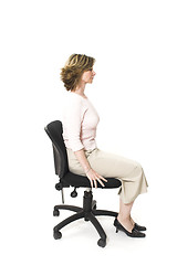 Image showing good posture