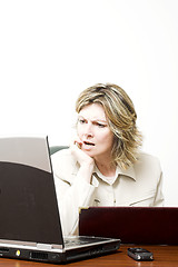 Image showing business woman at work