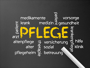 Image showing Pflege