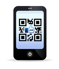 Image showing QR Code Mobile Phone