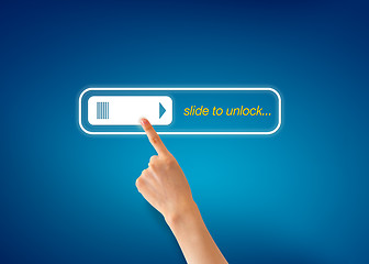 Image showing Slide to unlock