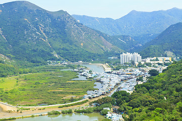 Image showing Tai O, the fishing village in Hong Kong