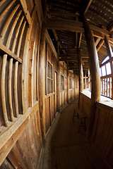 Image showing Interior of Tulou in China