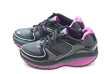 Image showing Pair of sports shoes