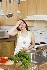 Image showing kitchen headache