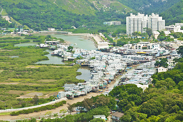 Image showing Tai O Fishing Village in Hong Kong