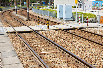 Image showing Railway on the ground