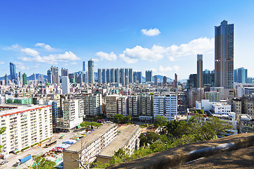 Image showing Hong Kong downtown at peak