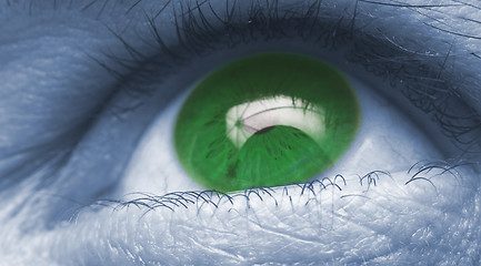 Image showing eye close up