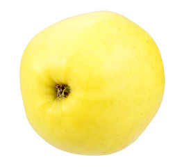 Image showing Only fresh yellow big apple