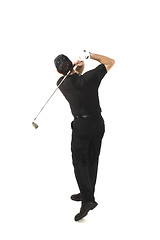 Image showing man playing golf