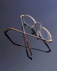 Image showing Glasses on Glass