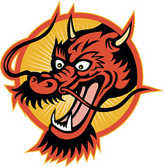 Image showing Chinese Red Dragon