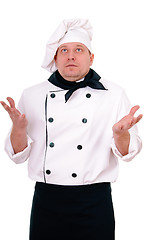 Image showing surprised chef