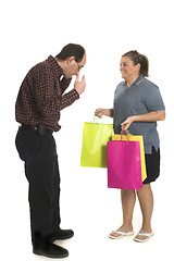 Image showing couple arguing