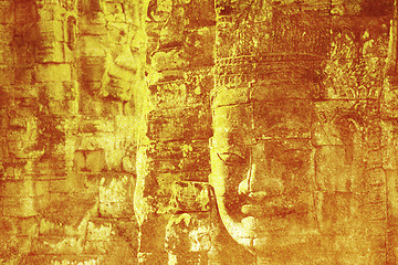 Image showing Faces of Bayon