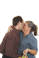 Image showing couple kissing