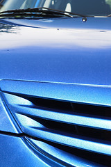 Image showing blue car