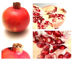 Image showing pomegranate collage