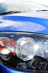 Image showing car front lights