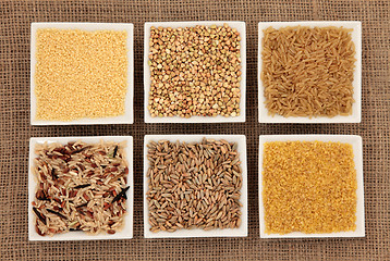 Image showing Cereal and Grain Selection