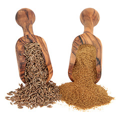 Image showing Cumin Seed and Powder