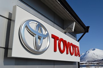 Image showing Toyota name and logo