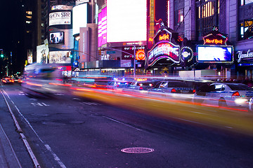 Image showing New York City Lights at Night