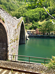 Image showing Devils Bridge, Countryside of Italy