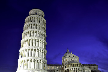 Image showing Leaning Tower of Pisa and the Dome, Italy