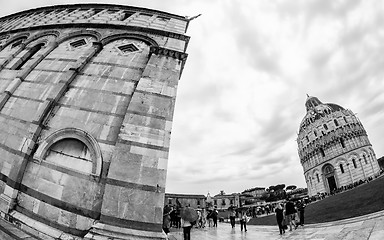 Image showing Architectural detail of Miracle Square in Pisa