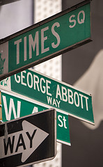 Image showing Street Signs in the Big Apple