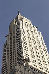 Image showing Winter Colors of Manhattan Skyscrapers 