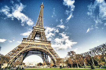 Image showing Eiffel Tower on a Winter Morning