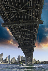 Image showing Bridge in the Sydney Harbour