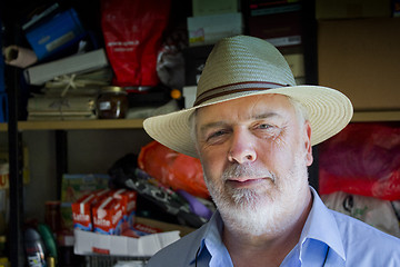 Image showing Italian Farmer in his House