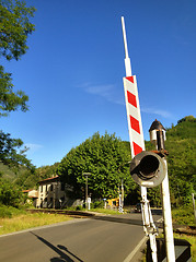 Image showing Railway Crossing Bar