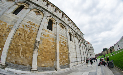 Image showing Architectural detail of Miracle Square in Pisa