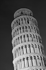 Image showing Torre di Pisa by Night, Architectural Detail