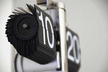 Image showing Modern Clock Showing Time