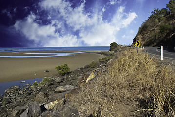 Image showing Road along the Coast of Queensland